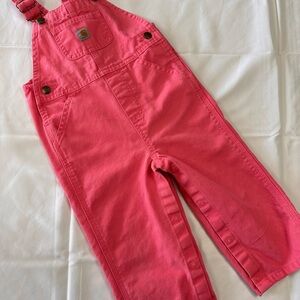Carhartt Kids Pink Overalls